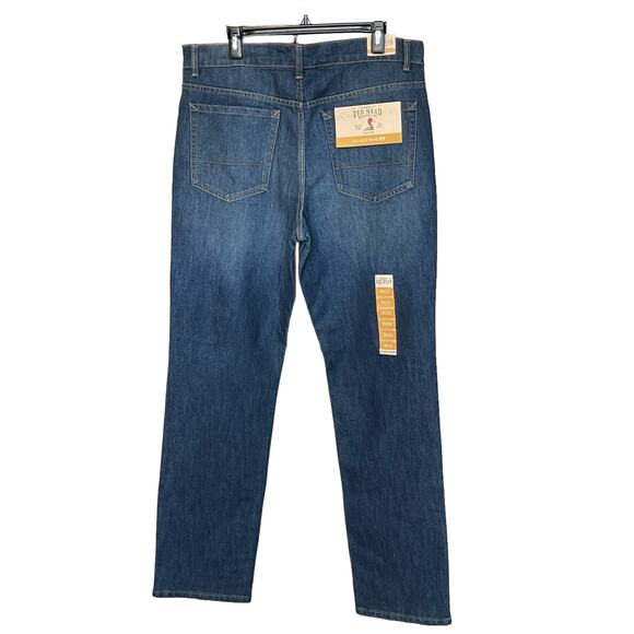 New ~ REDHEAD ~ Relaxed Flex-Fit Straight-Leg Denim Pants Size 36 X 34 - Picture 4 of 8